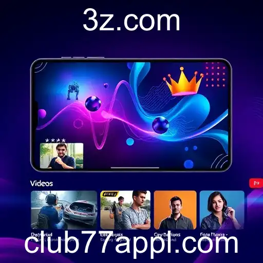 Explorando a Categoria 'Vídeos' no Club77.com App